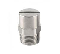 Embout de pulvérisation à jet plat HVV HU, 1 pièce, filetage mâle en acier inoxydable, for une atomisation fine.(1/4inch*11030)