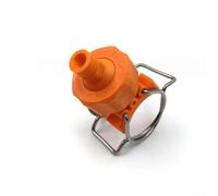 Embout de pulvérisation conique avec œillet réglable et double clip de fixation pour la compatibilité avec les tailles de tuyaux courantes dans les environnements industriels et agricoles (E)
