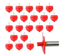 Embout de pulvérisation de mousse - Lot de 20 pièces, répartition uniforme, projection fine, structure en acier inoxydable résistante, montage facile | Buse d'application pour sceller