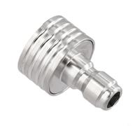 Embout de pulvérisation Quick Connect 0,6 cm pour lave-auto en acier | Corps en acier inoxydable 304, résistant à la rouille, interface de 0,6 cm, sortie haute pression, construction