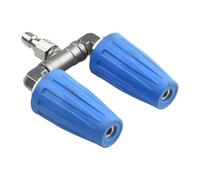 Embout de pulvérisation rotatif à double jet turbo, 4000 PSI, avec raccord rapide de 1/4", nettoyeur de puissance à double jet pour driveway et patio