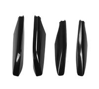 Embout de Rails de galerie de Toit 63492 60040, Couvercle de Jambe de galerie de Toit de Remplacement, Garniture de Protection d'extrémité de galerie de Toit en Plastique ABS avec (Noir Brillant)