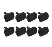 Embout de rechange en caoutchouc de silicone compatible avec les modèles Gourmia GAF838 GAF686 GAF798 Protège le panier des rayures (8 pièces)