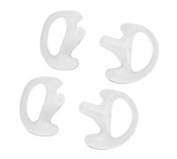 Embout de Rechange, pour Radio Bidirectionnelle, Oreillettes en Silicone Souple pour Talkie-walkie, Kits à Tube de Bobine, Oreillette Confortable (S 2 Paires)