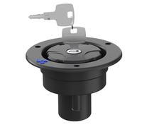 Embout de remplissage d'eau | Valve d'entrée d'eau verrouillable avec clés | Bouchon de rechange étanche à la poussière pour camping-car, bateau, caravane