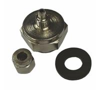 Embout de robinet avec bec vissé chromé