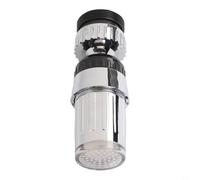 Embout de robinet de cuisine LED avec changement de couleur sensible à la température, 3 couleurs changeantes, aérateur de robinet pivotant à 360° pour robinets M22 pour robinets M24 | Outil