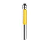 Embout de routeur à double roulement de précision 8 mm Moulin fin Shank pour améliorer la stabilité lors de la coupe et de la création de profilés des tâches
