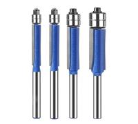 Embout de routeur Flush - Lame en carbure - Design de tige durable - Outil de précision pour bois - Accessoires de routage professionnels - Évier en carbure solide - Embout de coupe avec précision