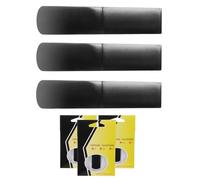 Embout De Saxophone En Résine 3 Pièces Force De Sifflet 1.5/2.0/2.5 Instrument De Saxophone Pièces D'instruments À Vent Embout En Résine Soprano