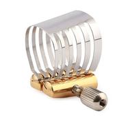 Embout de Saxophone/ténor/Soprano en acier inoxydable, Profession de Ligature, embout de Saxophone, pince de Ligature