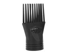 Embout de Séchage des Cheveux Noir en Plastique, Peigne
