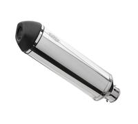 Embout de silencieux arrière Shark DSX-5 en aluminium, acier inoxydable, noir et