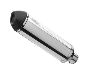 Embout de silencieux arrière Shark DSX-5 en aluminium, acier inoxydable, noir et