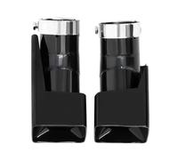 Embout De Silencieux Carré Noir Pour Land Pour Rover Pour Defender L663 1 Paire Embout D'échappement De Voiture En Acier Inoxydable Échappement Embout Tuyau Sortie(Style A)