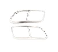 Embout De Silencieux Couvercle de tuyau d'échappement arrière Compatible avec Volvo Pour V60 2014-2019 Embout silencieux Garniture autocollante