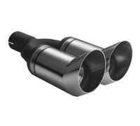 Ulter Sport Embout d'échappement - Ronde Double DTM Race Ø80mm - Longueur 260mm - Montage ->50mm - Inoxydable