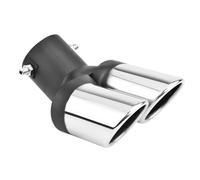 Embout de silencieux d'échappement rond universel en acier inoxydable pour voiture, échappement pour tuyau pour garniture chromée, queue pour arrière Conseils pour l'échappement des voitures