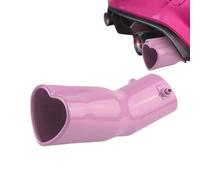 Embout de silencieux d'échappement, silencieux d'échappement de voiture - Tuyau de rechange | Accessoires modifiés en forme de cœur de 63 mm pour la plupart des véhicules, protection con