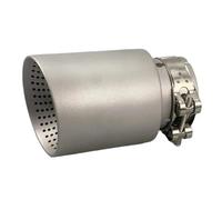 Embout De Silencieux D'échappement Universel En Acier Inoxydable 304, 1 Pièce, Système De Tuyau D'échappement Mat Pour Voiture D'Échappement(51MM IN 101MM OUT)