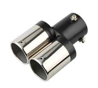Embout De Silencieux D'échappement Universel Pour Voiture Rond Acier Inoxydable Chromé Gorge Queue Voiture(Straight)