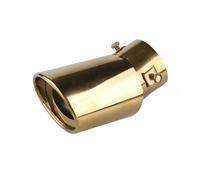 Embout De Silencieux D'échappement Universel Pour Voiture, Rond, En Acier Inoxydable, Chromé, Pour Tuyau Arrière D'échappement Extrémités(10-J)