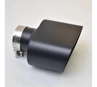 Embout De Silencieux D'échappement Universel Sebring Noir Mat En Acier Inoxydable, Elliptique, Grand Diamètre, Pour Automobile Tuyau D'échappement Voiture(IN60-OUT150MM)