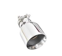 embout de silencieux Embout D'échappement Universel Biseauté En Acier Inoxydable 304 Pour Système Pour Edge, 1 Pièce Embout Echappement(ID 63 OD 76 MM)