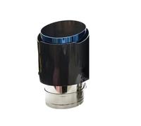 embout de silencieux Embouts Silencieux D'échappement Modifiés Pour BMW 520i, 523i, 525i, 528i, F30, 316i, 318i, 1 Pièce, Bleu Embout Echappement(54MM IN 101MM OUT)