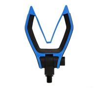 Embout de support de canne à pêche réglable en V M3/8 en PVC (bleu)