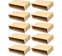 Embout de Support Latte - CYCLINGCOLORS - 10x - Beige - Fixation facile - Compatible cadre bois
