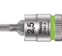 Embout de tournevis 1/4" à six pans creux 2,5x28mm Wera