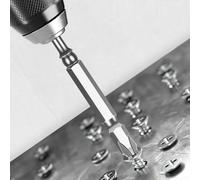 Embout de tournevis à double tête pour applications de cloison sèche construit en acier pour une performance durable dans les tâches répétitives (6)