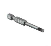 Embout de tournevis à tête plate de 50 mm en alliage d'acier à pointe fendue magnétique pour tournevis à main électrique et perceuses pour - Bleu, SL2.0-SL6.0 compatible avec tige hexagonale de 6,35