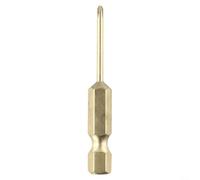 Embout de tournevis à tige hexagonale 6,35 mm 50 mm compatible avec perceuse électrique et tournevis à main PH00 PH0 PH1 PH2 alliage d'acier (1/4 x 50 x 2 x PH0)