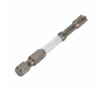 Embout de tournevis cruciforme 65-110 mm pour électriciens, FPH2 6 mm, alliage d'acier magnétique avec traitement sablage pour une meilleure résistance à la rouille (65 mm)
