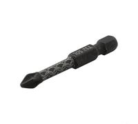 Embout de tournevis cruciforme HRC60 en alliage d'acier haute dureté pour visseuse à percussion - Foret à tige hexagonale antidérapante pour perçage fort 50 mm (50 mm)