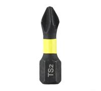 Embout de tournevis cruciforme PH2 magnétique antidérapant avec tige hexagonale 6 35 mm pour réparations mécaniques et tâches d'extraction de vis (25 mm)