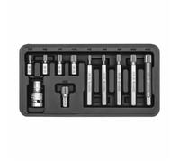 Embout de tournevis - douille de tournevis Yato - YT-0415 - Embouts de tournevis cannelés M5-M12 11 pièces ()