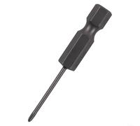 Embout de tournevis en alliage d'acier de 50 mm avec tige hexagonale de 6,35 mm pour perceuses PH00 PH0 PH0 PH1 PH2 sélection de pointes (PH00 x 50 x 1,6)