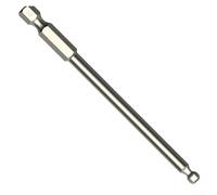 Embout de tournevis hexagonal à tête sphérique de 100 mm pour 5/H3/H4/H5/H6/H8, design magnétique pour une fixation sûre des vis dans divers domaines (H5)