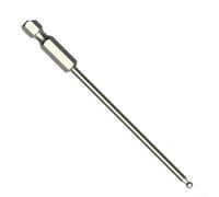 Embout de tournevis hexagonal à tête sphérique de 100 mm pour 5/H3/H4/H5/H6/H8, design magnétique pour une fixation sûre des vis dans divers domaines (H3)