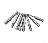 Embout de tournevis hexagonal de 50 mm de long, design magnétique, tige hexagonale de 6,35 mm pour un changement rapide avec outils électriques et manuels (5 mm)