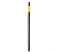 Embout de tournevis magnétique antidérapant PH2 en alliage d'acier pour tournevis électriques et manuels 1/4 pour tête à impact 25/50/65/100/150 mm d'utilisation (150 mm)