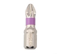 Embout de tournevis magnétique PH2 antidérapant avec longueur accrue pour un entraînement efficace des vis et un contrôle du couple (25 mm)