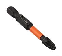 Embout de tournevis PH2 50 mm en alliage d'acier à tige hexagonale pour visseuse à percussion perçage bois métal (PZ3)