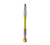 Embout de tournevis PH2 à double tête pour tournevis électrique avec aimant pour anneau de 65110 mm de long, matériau métallique avec couple élevé et résistance à l'usure (anneau magnétique 110 mm)