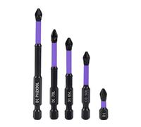 Embout de tournevis réglé, magnétique puissant, durable, kit de forets, vis métalliques, pilotes anti-choc, accessoires d'outils électriques pour