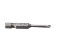 Embout de tournevis robuste avec tige hexagonale de 6,35 mm en alliage d'acier pour vis Ph00 à Ph2 et longueur de 50 mm pour outils électriques (PH1 x 50 x 3)