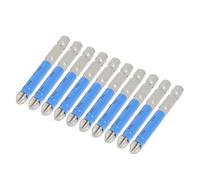 Embout de tournevis SOURCING MAP 10Pcs cruciforme PH2 Magnétique Antidérapant 65mm Long avec Manchon en plastique